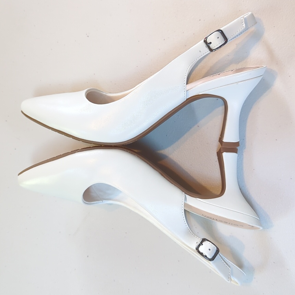 Clarks, Kataleyna Step Pump , Off White, Slingbac… - image 5